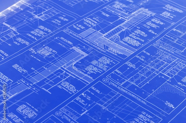 Obraz a blueprint
