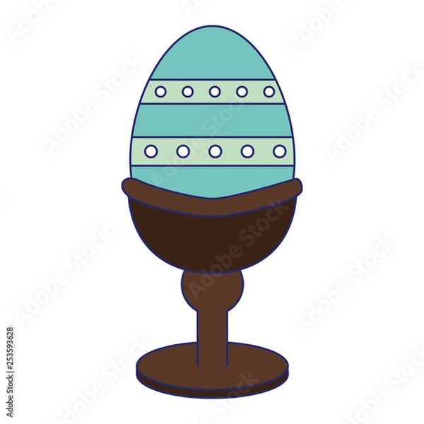 Obraz Easter egg cartoon