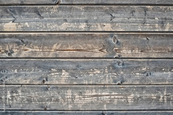 Fototapeta Old boards with knots. Texture background