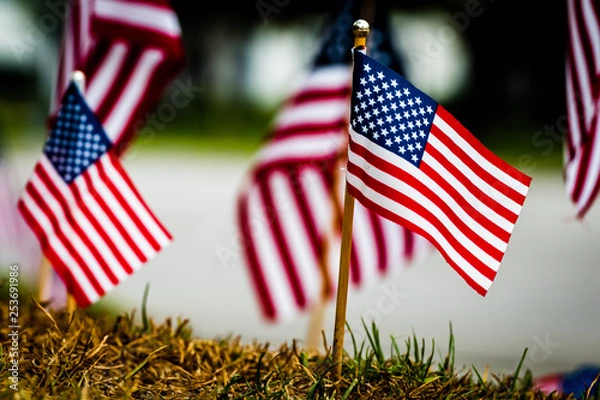 Fototapeta american flag