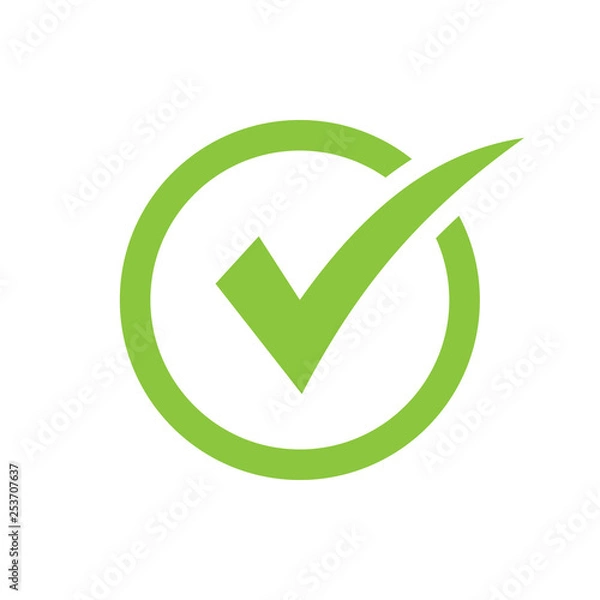 Fototapeta check icon vector. check mark icon. check list button icon