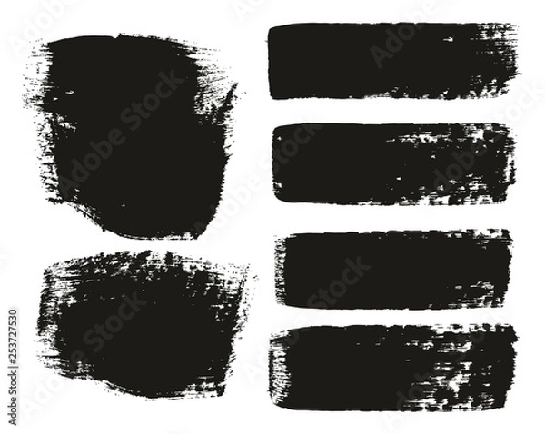 Fototapeta Paint Brush Medium Background & Lines High Detail Abstract Vector Background Mix Set 37