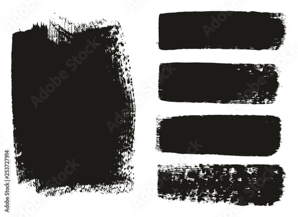Fototapeta Paint Brush Medium Background & Lines High Detail Abstract Vector Background Mix Set 06