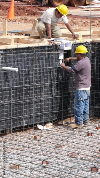 Obraz pool under construction