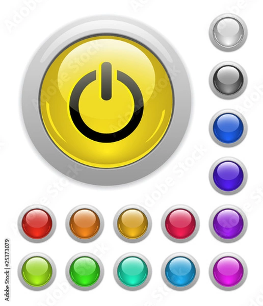 Obraz Buttons for web