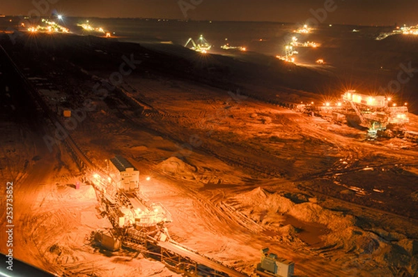 Obraz Braunkohle Abbau