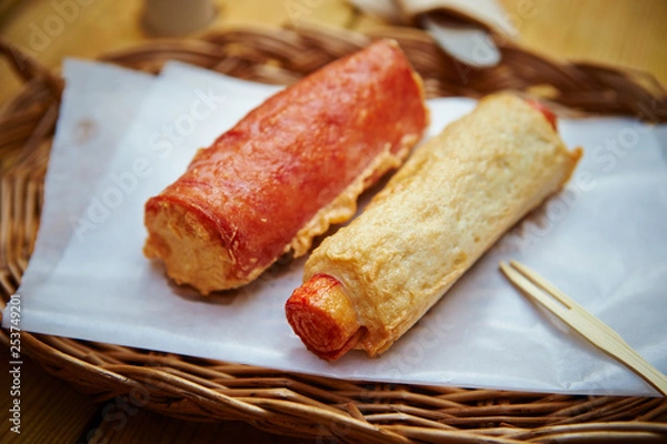 Fototapeta Korean deep fried fishcake 