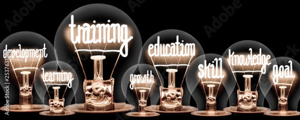 Obraz Koncepcja żarówek