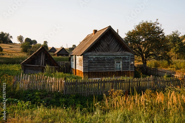 Obraz Деревенские домики