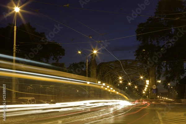 Obraz Traffic on a bridge