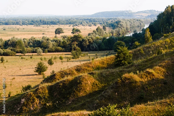 Obraz Холмы и поля