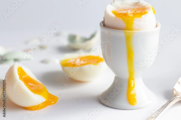 Fototapeta soft boiled eggs