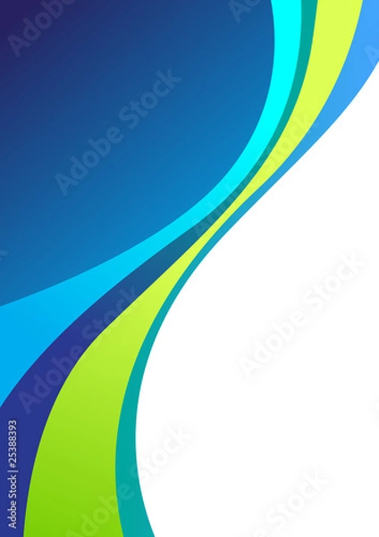 Obraz Abstract wavy background