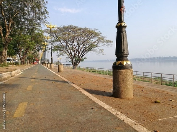 Fototapeta Riverside path