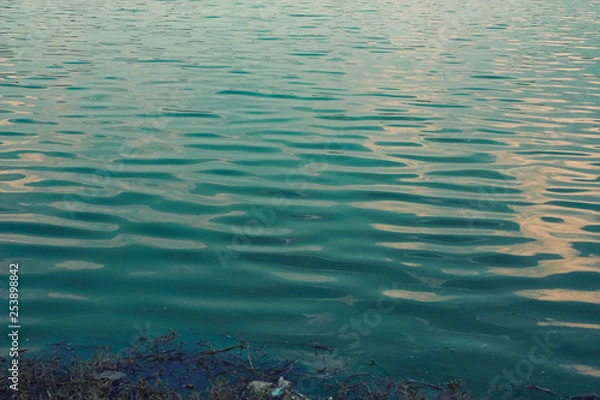 Fototapeta abstract background of the lake