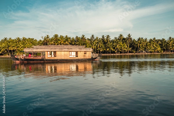 Obraz Beautiful views from houseboat