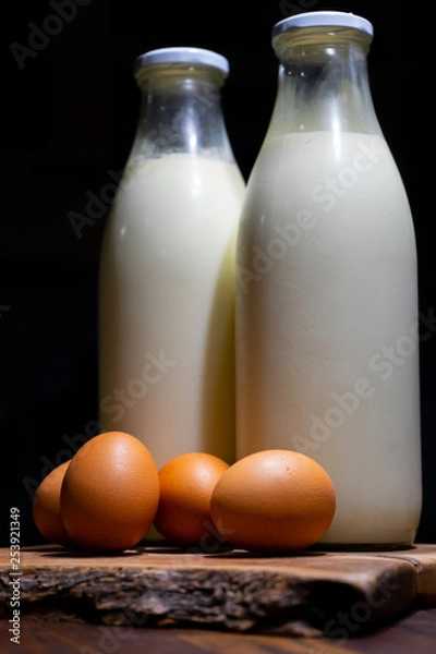 Obraz desayuno saludable, comida orgánica y energética