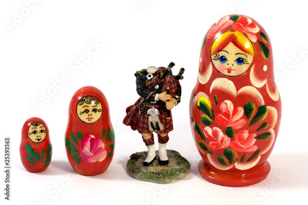 Obraz Babushki and headless scotsman