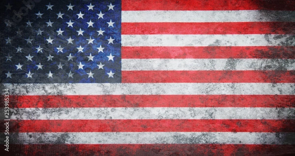 Fototapeta Grunge USA Flag