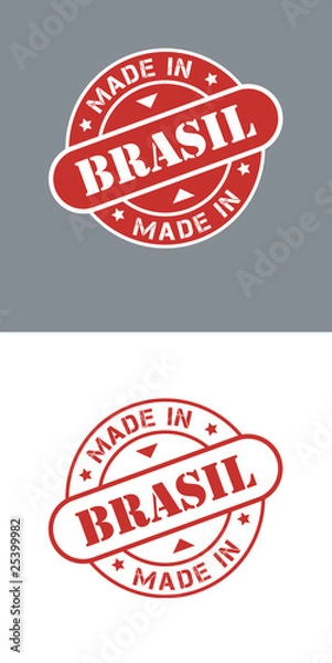Obraz Made in Brasil - Vecteur
