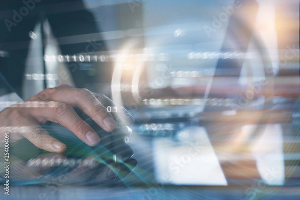 Fototapeta Business and technology