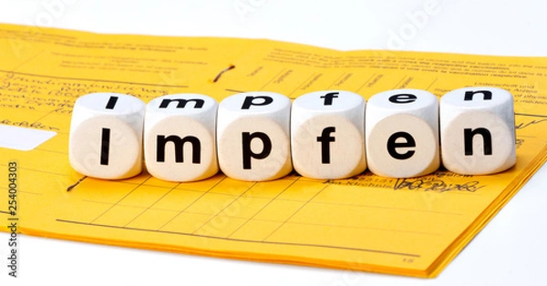 Obraz Impfen, Würfel impfen