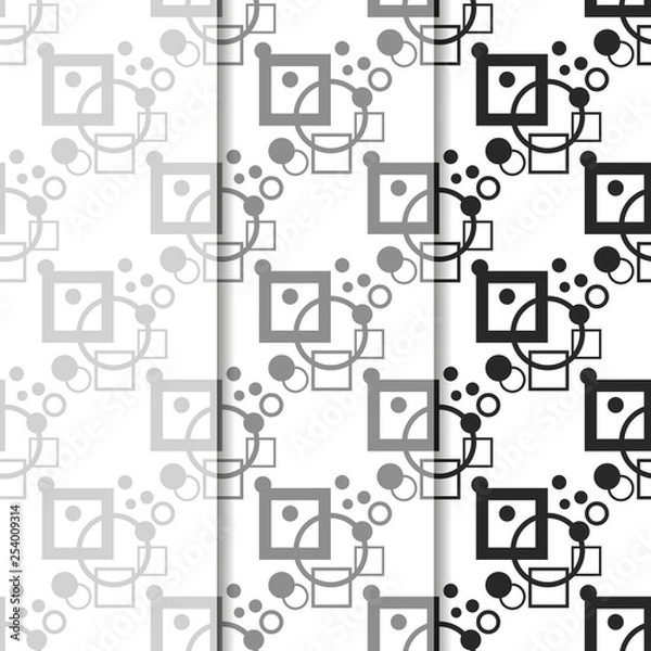 Fototapeta Geometric seamless pattern. Square