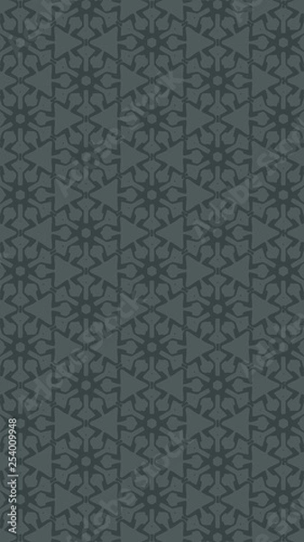 Fototapeta Ornate geometric pattern and abstract colored background