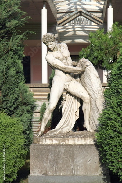 Obraz theseus räumt stein beiseite