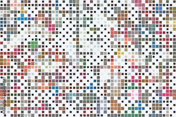 Obraz Abstract color halftone pattern