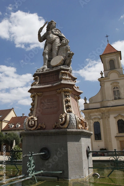 Obraz Eberhard Ludwig, Brunnenfigur