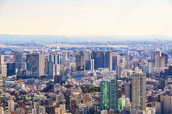 Obraz [東京都] 品川方面のパノラマビュー (No.0315)