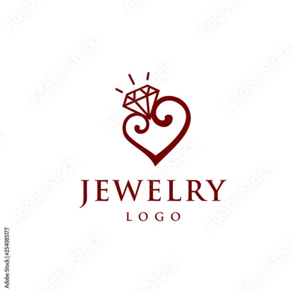 Obraz Jewelry Logo Templates