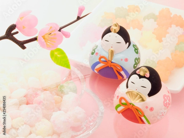 Fototapeta 雛人形 ひな人形 ひな祭り 雛祭り