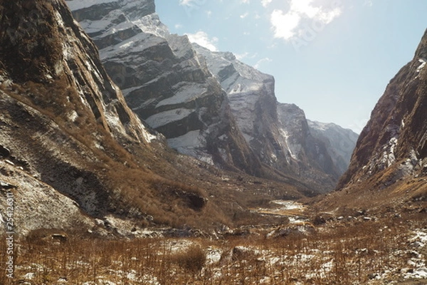 Obraz ABC trekking Valley annapurna