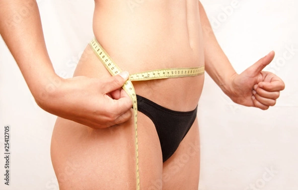 Obraz mujer a dieta positiva