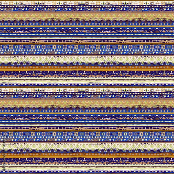 Obraz Ethnic boho seamless pattern