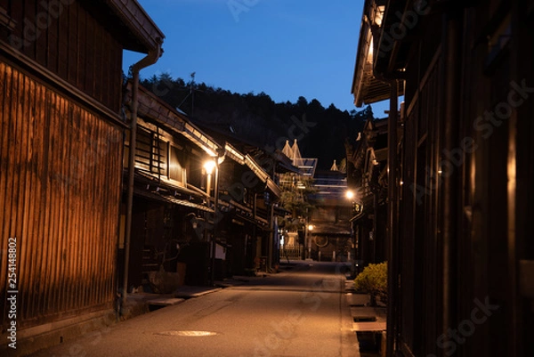 Fototapeta 飛騨高山の古い町並み