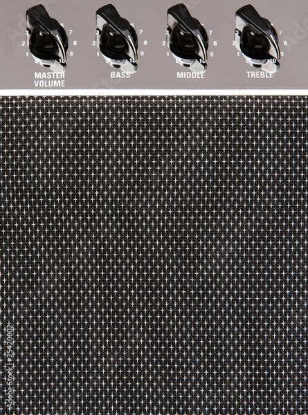 Fototapeta Guitar amplifier background