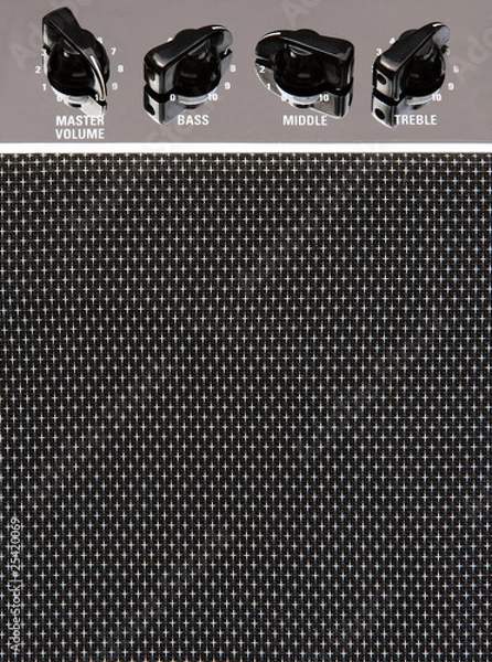Fototapeta Guitar amplifier background