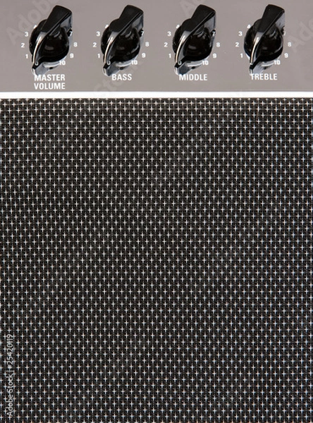 Fototapeta Guitar amplifier background