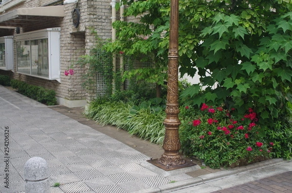 Obraz 日本　街　大阪　門真市　