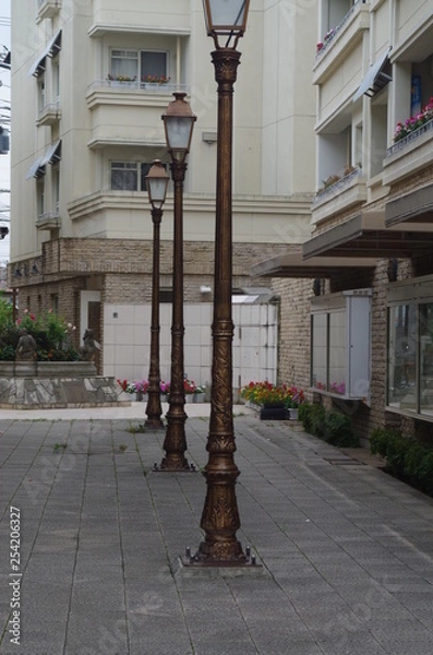 Obraz 日本　街　大阪　門真市　