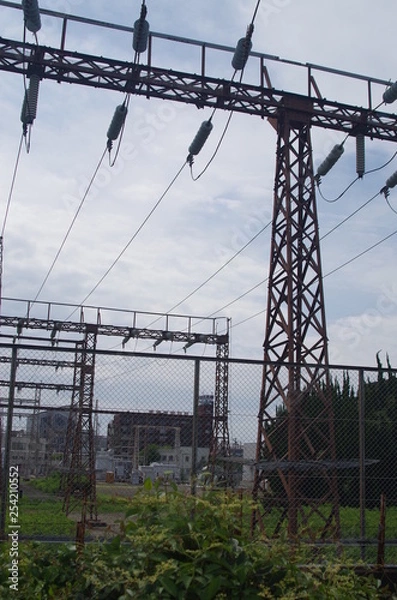 Obraz 　日本　電線　門真市