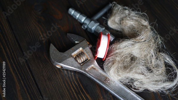 Fototapeta plumbing tools