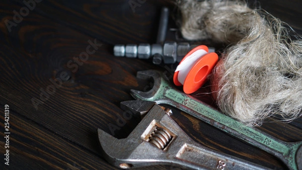 Fototapeta plumbing tools