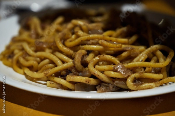Obraz Breadstick on a wooden table