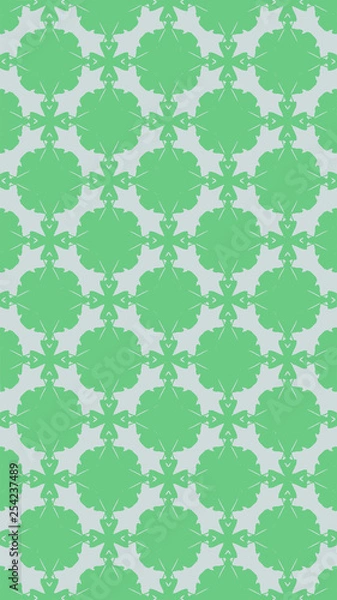 Fototapeta Ornate geometric pattern and abstract colored background