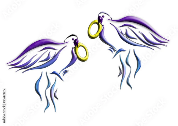 Obraz wedding greetings