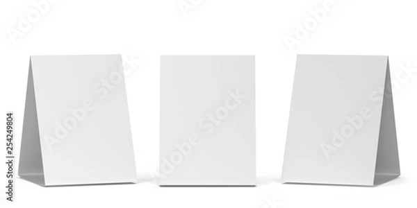 Obraz Blank table tent mockup